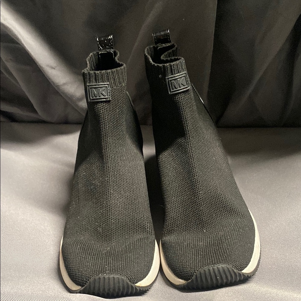 Michael Kors Black Knit Sneakers